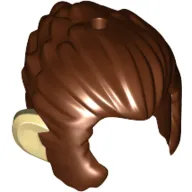 Hair and Sideburns, with Tan Ears Print