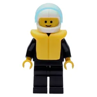 Man, Plain Black, Helmet and Visor