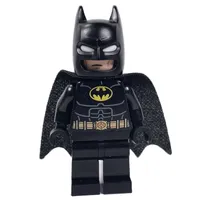 Batman, Black Suit, Black Cape and Cowl, Yellow Batman Logo, White Goggles (37157 Cape)