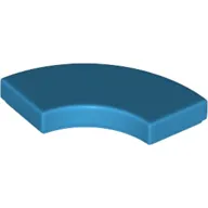 Tile 2 x 2 Curved, Macaroni