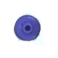 Pen Bead, Round Short, Curved Edge