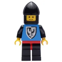 Knight (Black Falcons) - Black Legs, Chin-Protector