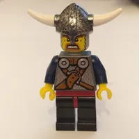 Viking Warrior - Armour, Belts, Dark Blue Arms, Black Legs