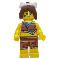 Cave Woman with Bone in Hair