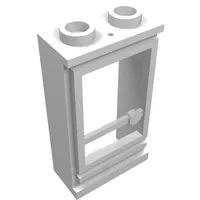 Door 1 x 2 x 3 Left with Hollow Studs, No Glass