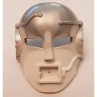 Large Figure Mask Mahiki with Marbled Pearl Light Gray Pattern (Ehrye)