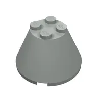 Cone 4 x 4 x 2, No Axle Hole