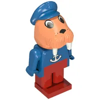 Fabuland Figure Walrus 3 - White Anchor Chest Print