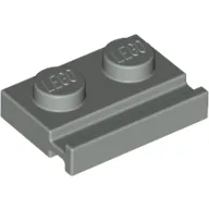Plate Special 1 x 2 with Door Rail