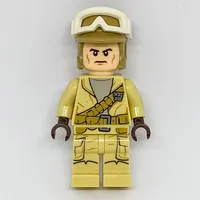 Rebel Trooper, Dark Tan Helmet and White Snow Goggles