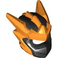 Wrap with Orange Spikes pattern