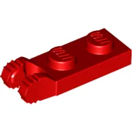 Hinge Plate 1 x 2 Locking with 2 Fingers On End, without Groove, 7 Teeth