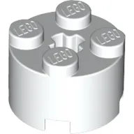 Brick Round 2 x 2 with Axle Hole
