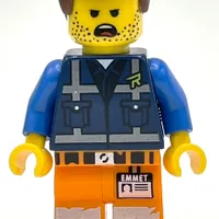 Emmet, Dark Blue Rex Dangervest Vest, Smudged Stubble