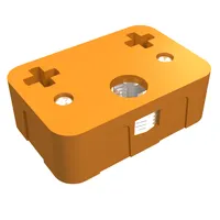 Technic Axle Connector Rectangular Triple Spring-Loaded, 2 x 3