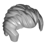 Hair Short Swept Back with Sideburns and Widow's Peak