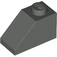 Brick Sloped 45° 2 x 1 with Bottom Pin