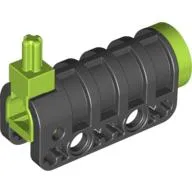 Launcher, Technic Competition Cannon, Round Bottom with Black Ends