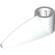 Technic Tooth 1 x 3 with Axle Hole [Rounded Underside]