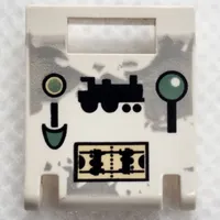 Box 2 x 2 x 2 Door with Slot and Locomotive Controls Print