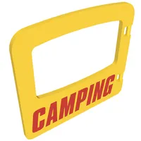 Duplo Door / Window with 'CAMPING' Print
