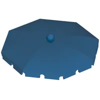 Fabuland, Equipment Umbrella Top with Squared Bottom Flaps