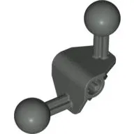 Large Figure Skeletal, Limb, Angular 90°, 4 x 4 x 2 with 2 Ball Joints, and Axle Hole