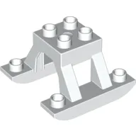 Duplo Airplane Pontoons Small Raised, 4 x 4