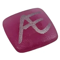 Clikits Icon, Square 2 x 2 Small with Pin and Silver Danish 'AE' Print