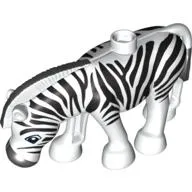 Duplo Animal Zebra, Ridged Mane