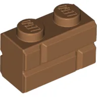 Brick Special 1 x 2 with Masonry Brick Profile