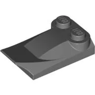 Brick Wedged, Curved 2 x 3 x 2/3 Two Studs, Wing End