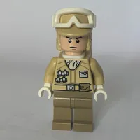 Rebel Trooper in Hoth Uniform, Tan Hat, Orange Chin Line