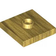 Plate Special 2 x 2 with Groove and Center Stud (Jumper)
