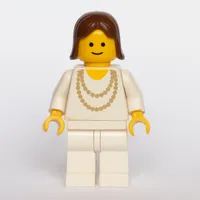 Woman - White Torso, Yellow Necklace, White  Legs