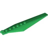 Hinge Plate 1 x 12 Locking 7 Teeth with Angled Side Extensions and Tapered Ends