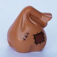 Bag / Sack with Handle with Patches, Stitches print