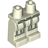 Hips and Glow In The Dark White Legs with Sand Green Coat, Belt print (Nearly Headless Nick)