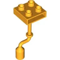 Duplo Crank Handle, Long with 2 x 2 Plate