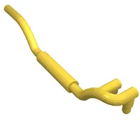 Exhaust Pipe Twin Inlet 11L Right