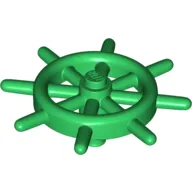 Boat / Ship Wheel / Helm with Slotted Pin