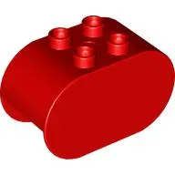 Duplo Brick 2 x 4 x 2 Rounded Ends