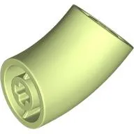 Brick Round 2 x 2 D. Tube with 45° Elbow and Axle Holes (Crossholes) at Each End [SHORT]