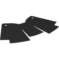 Large Figure Cape, Slits, 2 Holes, Stepped