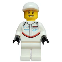Engineer, Porsche, White Torso, White Legs