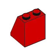 Brick Sloped 65° 2 x 2 x 2 with Bottom Tube