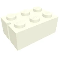Brick 2 x 3 with 2 Slots on Short Sides