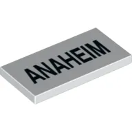 Tile 2 x 4 with 'Anaheim' Print
