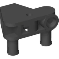 Large Figure Skeletal, Connector Block 1 x 3 x 2 with 2 Pins and Axle Hole (Rhotuka)