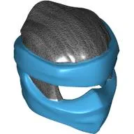 Wrap with Short Back Knot Smooth, Dark Azure Mask pattern